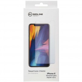 Защитное стекло Red Line для iPhone X, tempered glass, задняя часть