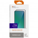 Защитное стекло для Samsung InterStep FSC д/Samsung Galaxy A70, Black Fr.