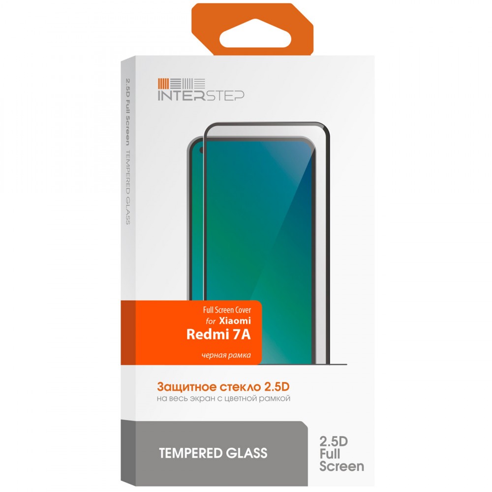 Защитное стекло InterStep FSC для Xiaomi Redmi 7A Black