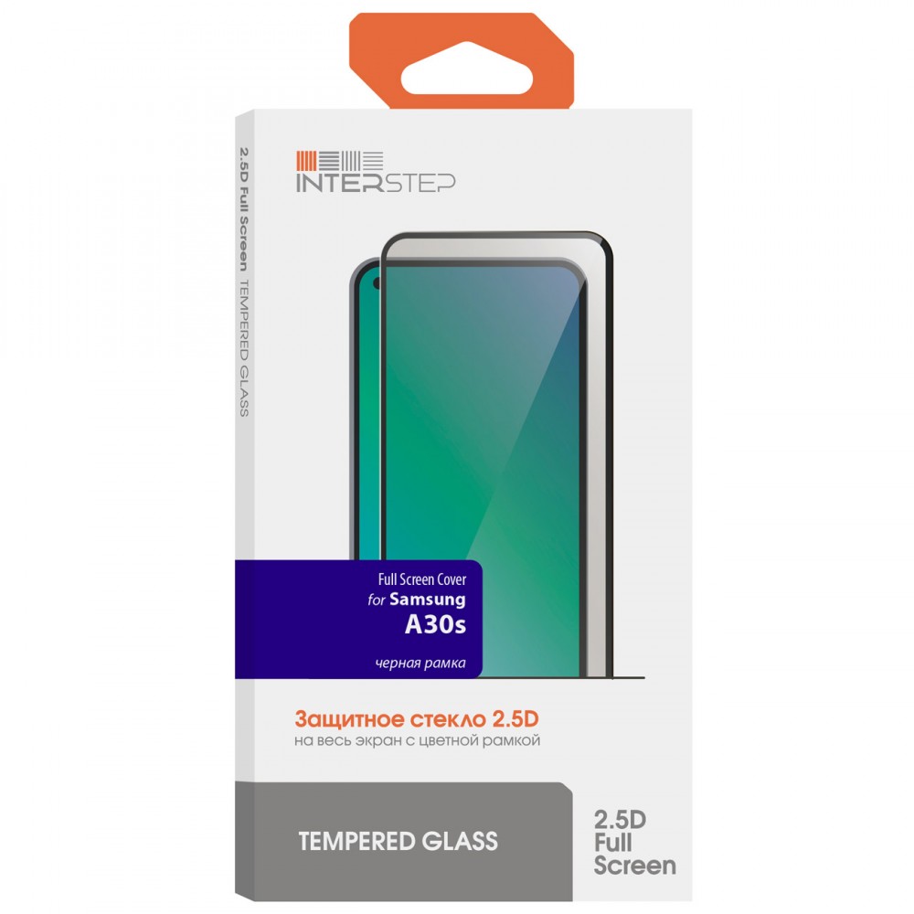 Защитное стекло для Samsung InterStep FSC для Galaxy A30s Black