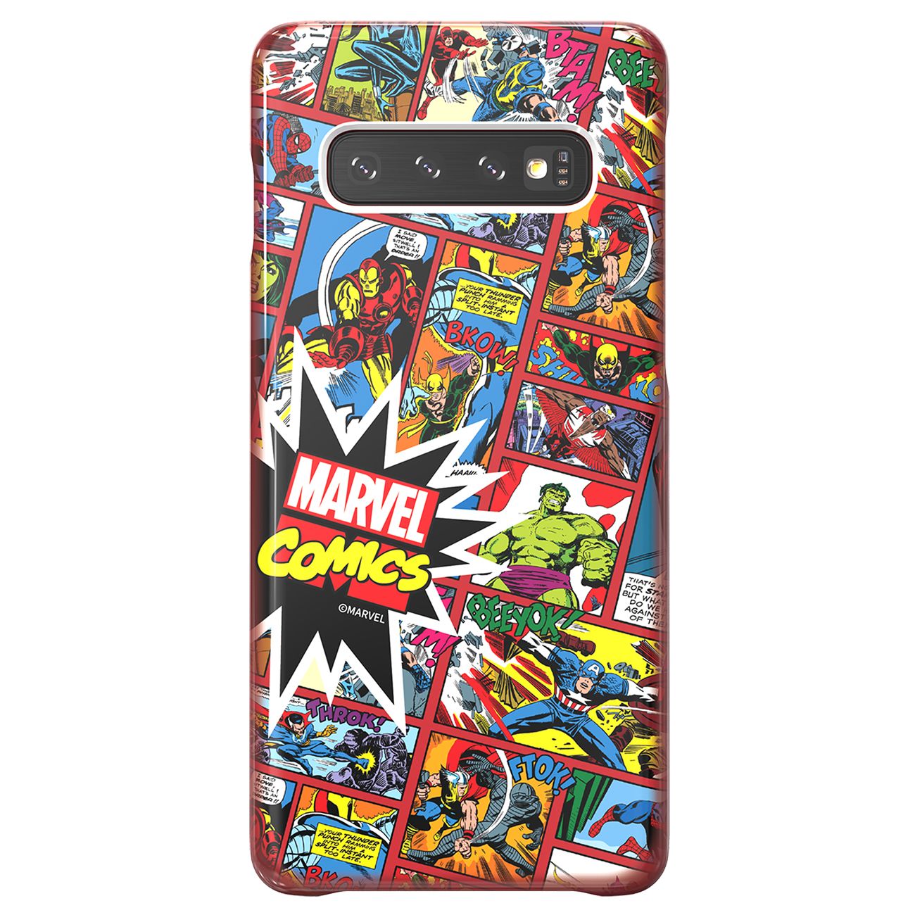 Чехол Samsung Marvel Comics для Galaxy S10, Red - купить по выгодной цене с  доставкой по Москве из интернет-магазина Lostelecom