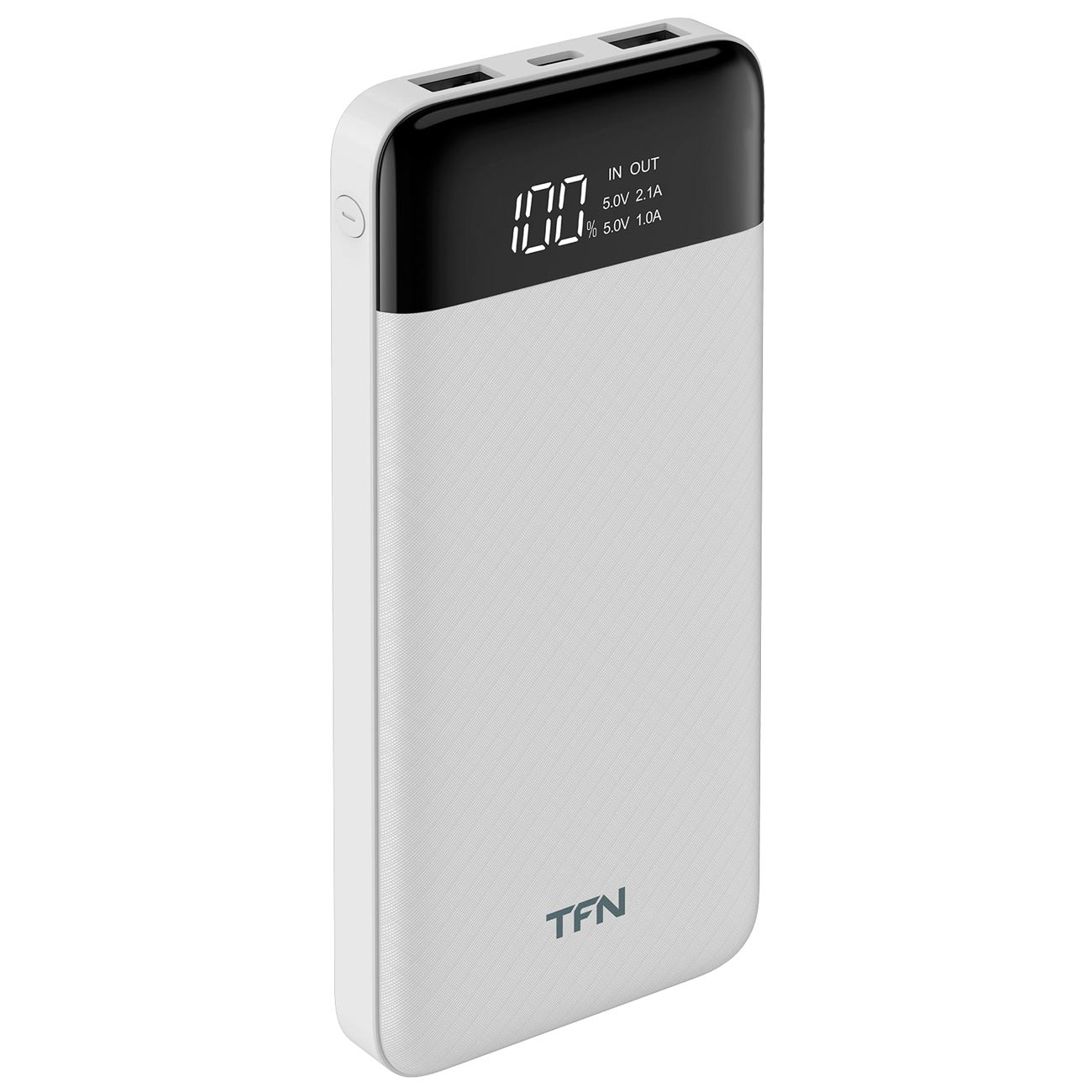 Внешний аккумулятор TFN Slim Duo LCD 10 000 white (TFN-PB-217-WH) - купить  по выгодной цене с доставкой по Москве из интернет-магазина Lostelecom